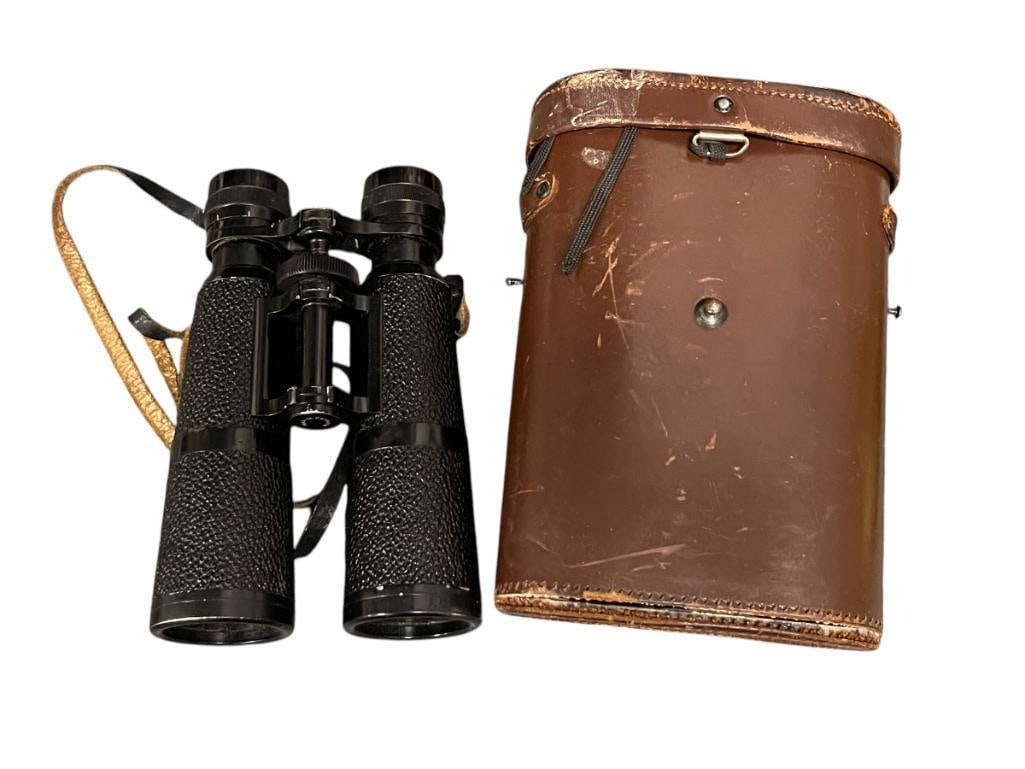 VINTAGE HENSOLDT WETZLAR DIALYT 7X42 BINOCULARS MADE IN GERMANY WITH ORIGINAL LEATHER CASE (1 of 10)