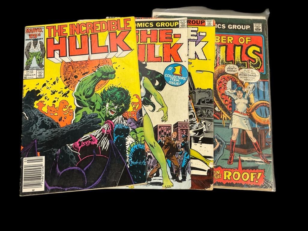 MARVEL THE INCREDIBLE HULK 1970'S AND 1980'S COMIC BOOKS (1 of 13)