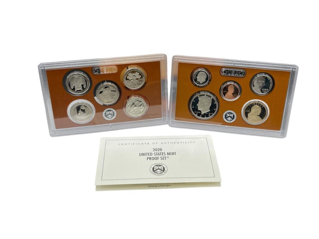 2020 U.S. MINT PROOF SET FEATURING 10 COINS IN ORIGINAL BOX WITH CERTIFICATE OF AUTHENTICITY (1 of 14)