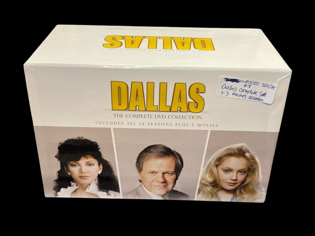DALLAS COMPLETE 14 SEASON DVD COLLECTION TV SERIES PLUS 3-MOVIES: INCLUDES STORAGE BOX Â 
