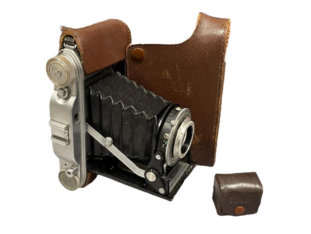 GERMAN MADE AGFA RECORD II 120 FOLDING CAMERA 6X9 FORMAT CIRCA 1952-1955 (1 of 8)