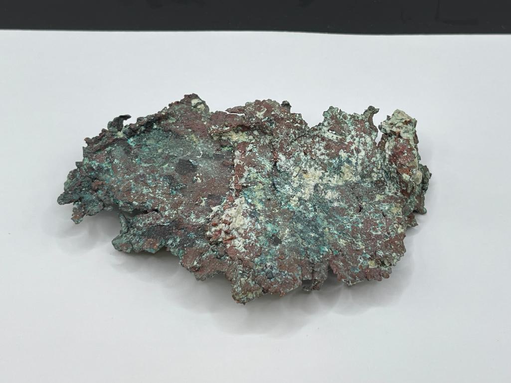 COPPER AND CUPRITE GEOLOGICAL SPECIMEN MINED FROM CARISSA PIT, LANDER COUNTY, NEVADA: 5"