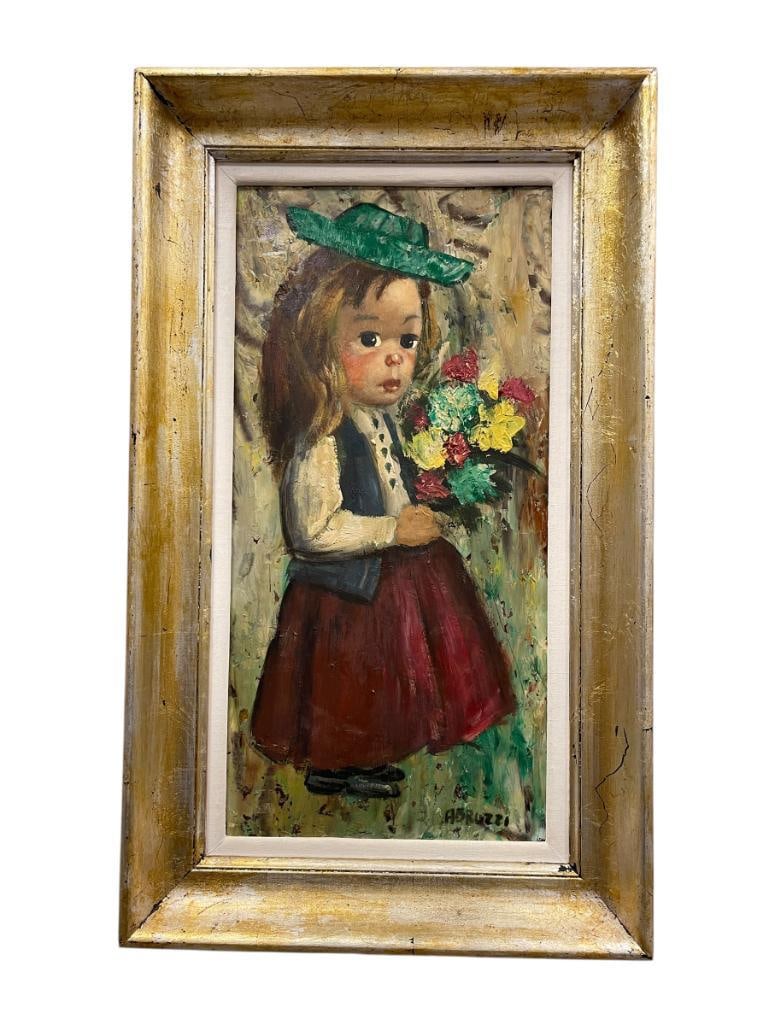 HAROLD STEPHENSON ALSO KNOWN AS ABRUZZI CALIFORNIA PAINTER ORIGINAL OIL ON BOARD PAINTING (1 of 9)