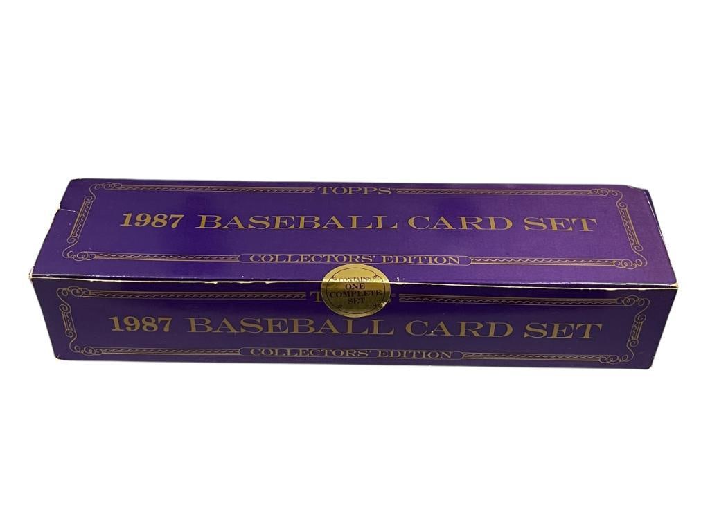 1987 TOPPS BASEBALL CARD SET COLLECTORS EDITION SET NO. 0002567 FACTORY SEALED (1 of 5)
