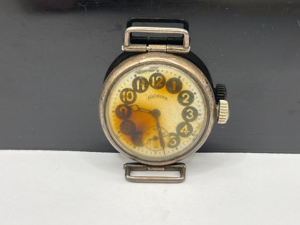 1917 ILLINOIS 17 JEWELS LADIES STERLING SILVER CASE WATCH (1 of 5)