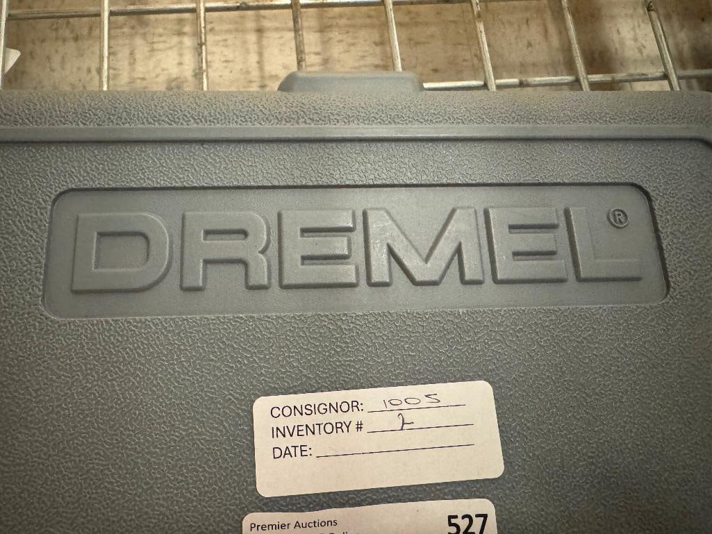 DREMEL MULTIPRO ROTARY TOOL MODEL 395 TYPE 5 IN ORIGINAL CASE WITH ATTACHMENT BITS (1 of 6)