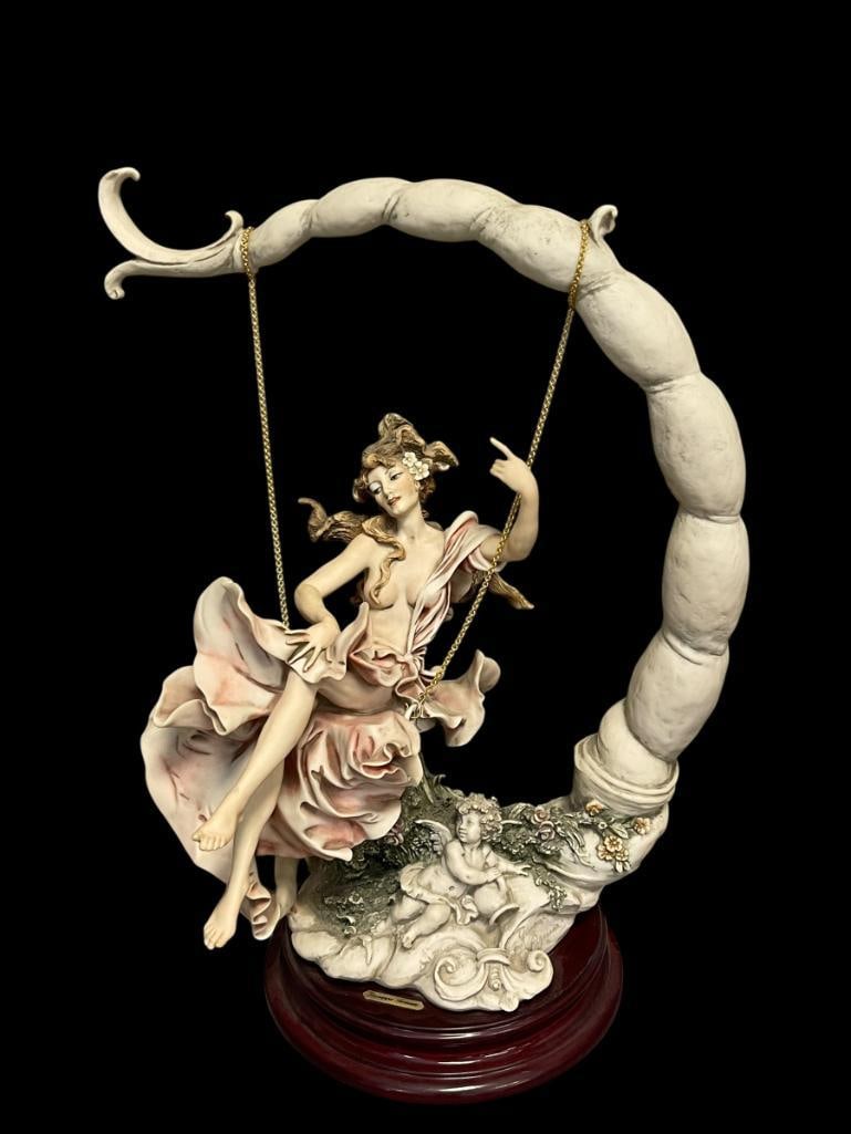 1993 FLORENCE GIUSEPPE ARMANI "SUMERTIME" FIGURINE WITH CAPODIMONTE MARK LIMITED EDITION (1 of 13)