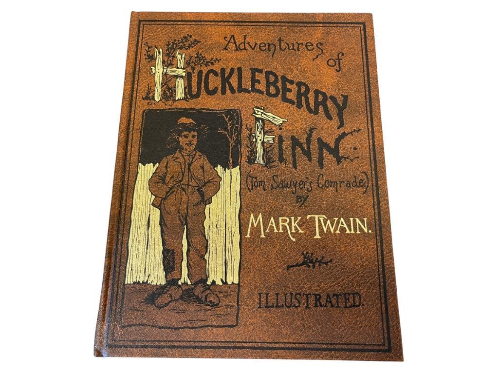 1993 / 1884 REPRODUCTION FIRST EDITION BOOK THE ADVENTURES OF HUCKLEBERRY FINN BY MARK TWAIN (1 of 8)