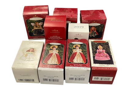 HALLMARK KEEPSAKE MADAME ALEXANDER DOLL COLLECTOR SERIES HOLIDAY ORNAMENTS HOLIDAY ANGELES: MADAME ALEXANDER COLLECTOR'S SERIES HALLMARK KEEPSAKE ORNAMENTS, DATING FROM 1991 TO 2020, ALL IN ORIGINAL BOX
