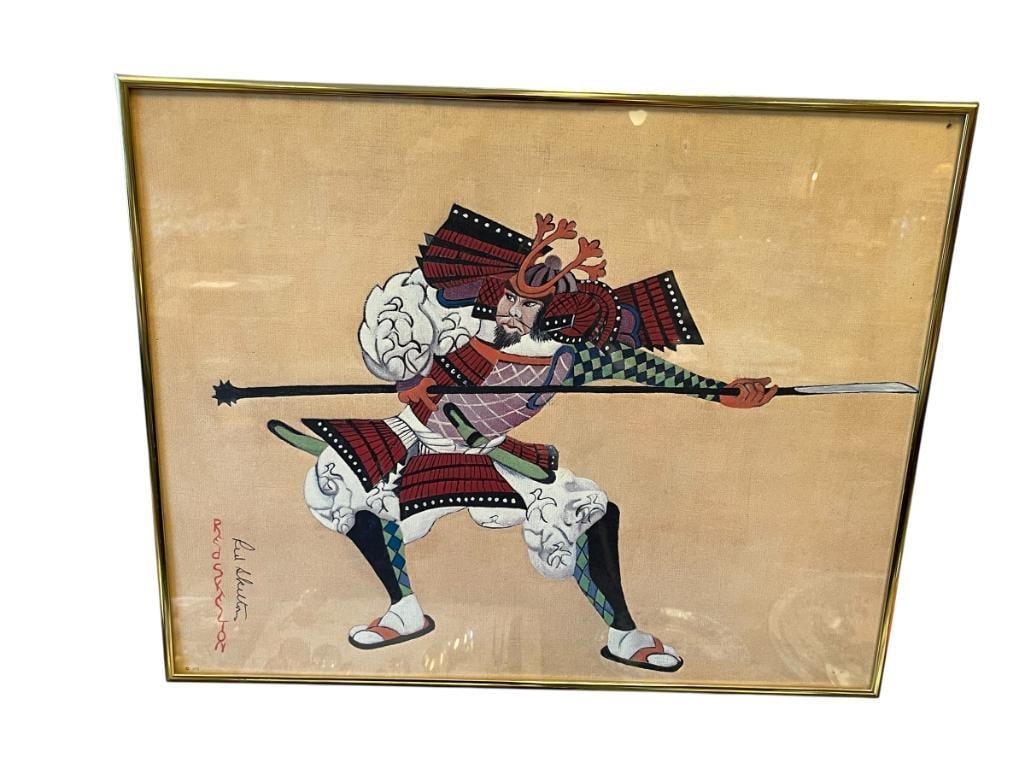 RED SKELTON THE SAMURAI WARRIOR 1972 SIGNED PRINT (1 of 8)