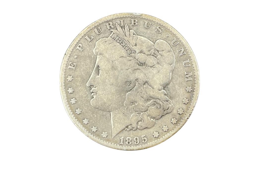 1895-O U.S. MORGAN SILVER DOLLAR (1 of 7)