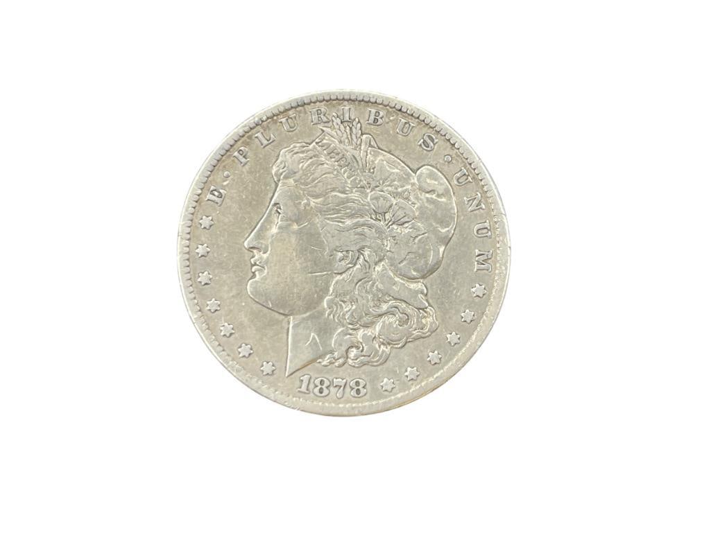 1878-CC U.S. MORGAN SILVER DOLLAR (1 of 7)