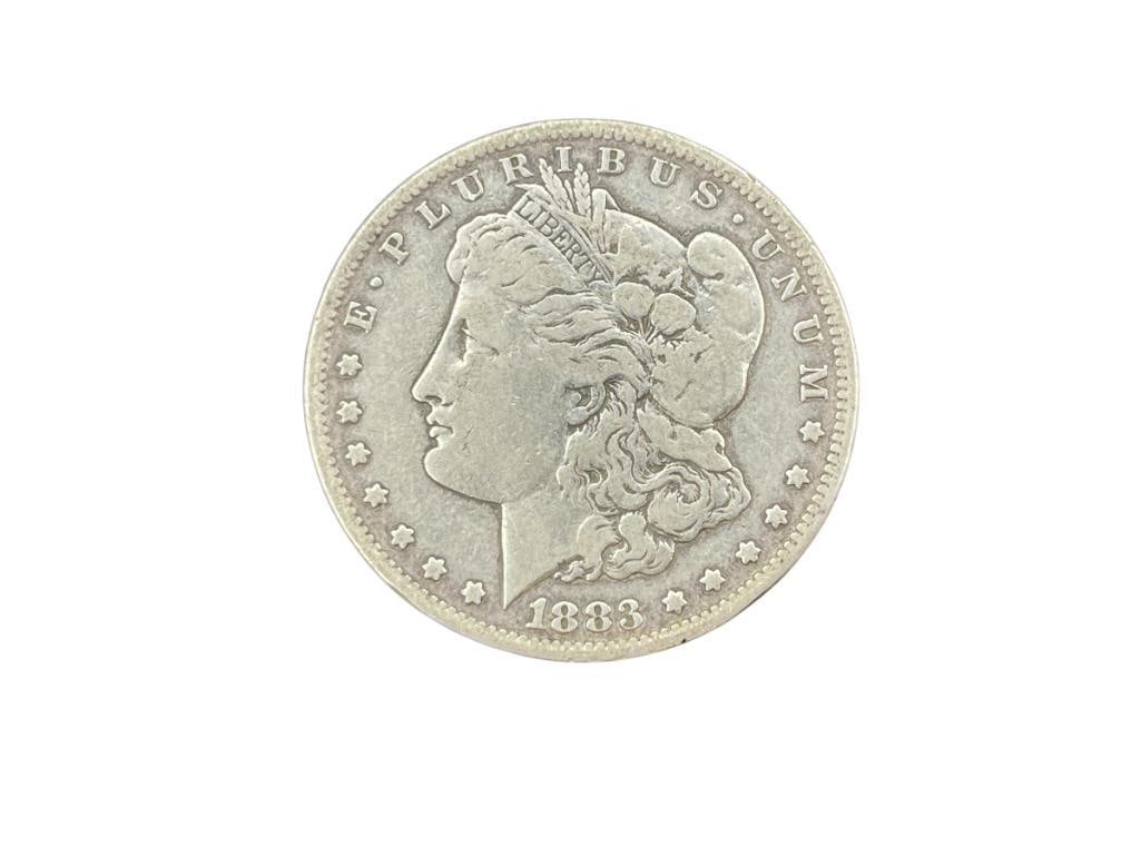 1883-CC U.S. MORGAN SILVER DOLLAR: 90% SILVER