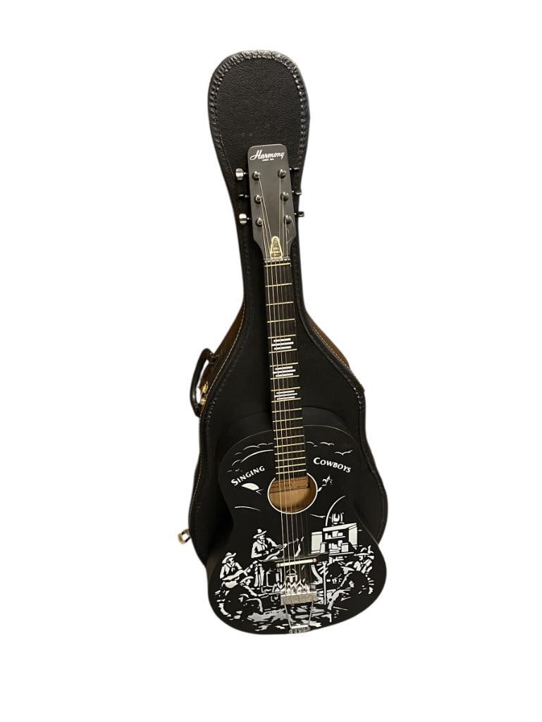 HARMONY MODEL 01547 "S" SINGING COWBOYS RE-ISSUE SIX-STRING ACOUSTIC GUITAR (1 of 11)