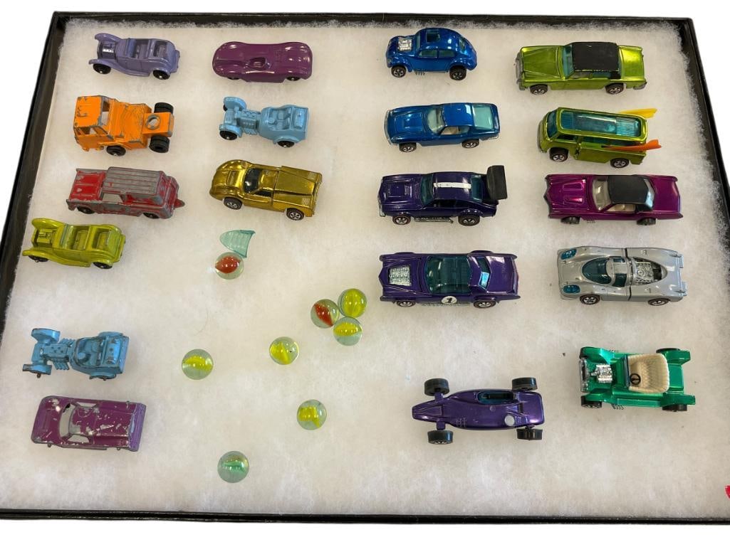 VINTAGE TOOTSIE TOY AND REDLINE HOTWHEELS DIE-CAST COLLECTIBLE TOY CARS CIRCA 1960'S (1 of 12)