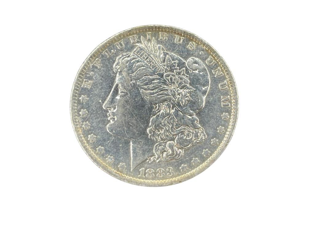 1883-O U.S. MORGAN SILVER DOLLAR (1 of 7)