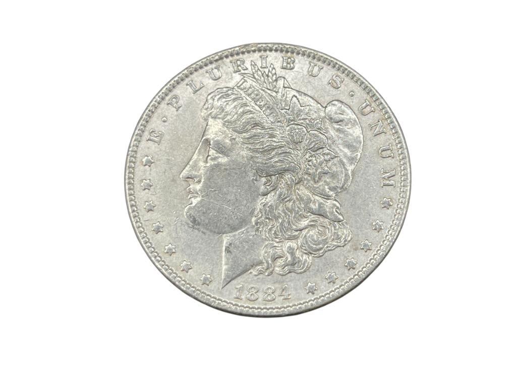 1884 U.S. MORGAN SILVER DOLLAR (1 of 7)