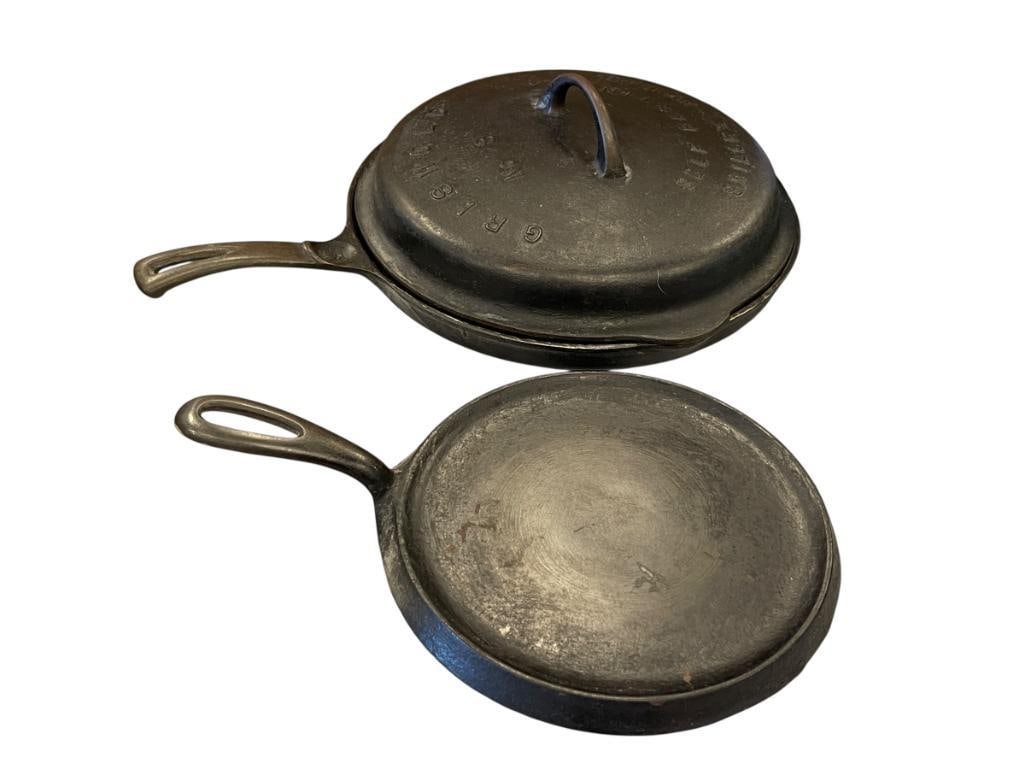 GRISWOLD AND WAGNER WARE CAST IRON COOKWARE (1 of 10)