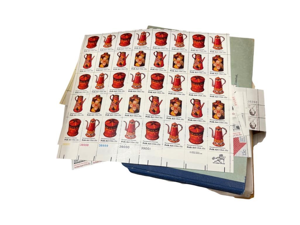 LARGE COLLECTION OF NEW AND USED STAMPS (1 of 20)