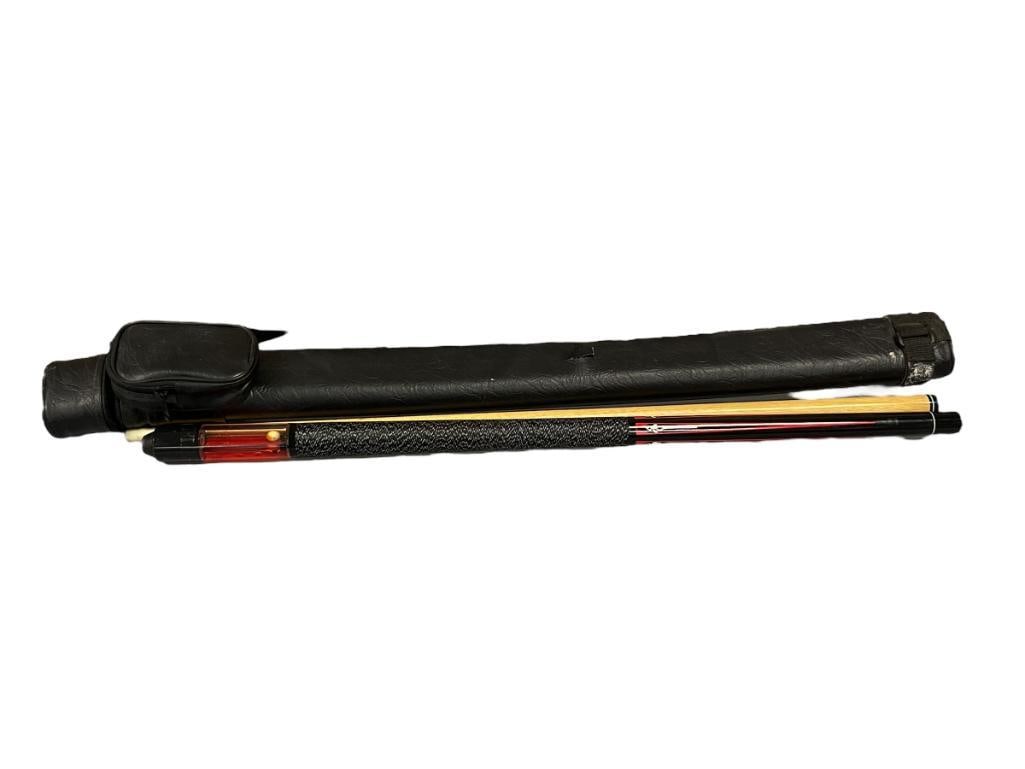 MINNESOTA FATS LAVA BILLIARDS POOL CUE STICK WITH 8 BALL AND 9 BALL IN LAVA LAMP LIKE HANDLE (1 of 9)