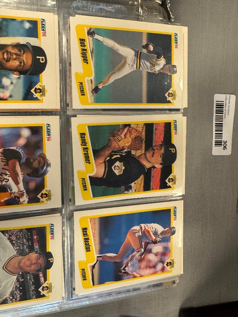 PITTSBURG PIRATES BASEBALL MLB SPORT PLAYERS CARDS: 1980'S THROUGH 2000'S SPORT PLAYER CARDS, OVER 400 CARDS