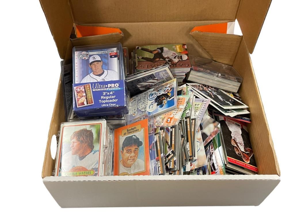 1970'S, 1980'S, AND 1990'S ASSORTED BASEBALL MLB, FOOTBALL NFL SPORT PLAYER CARDS (1 of 20)