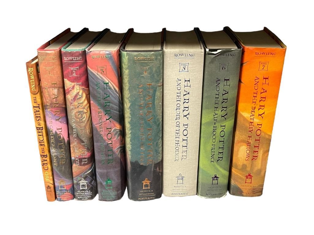 COLLECTION OF U.S. FIRST EDITION HARDCOVER HARRY POTTER BOOKS BY JK ROWLING (1 of 9)