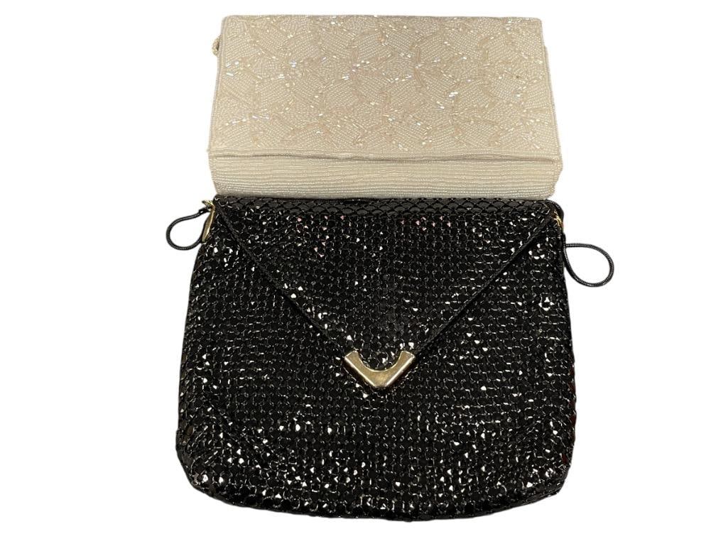 TWO VINTAGE BEADED WOMEN'S FASHION BAGS ONE MADE BY ANDRE CELLINI (1 of 10)