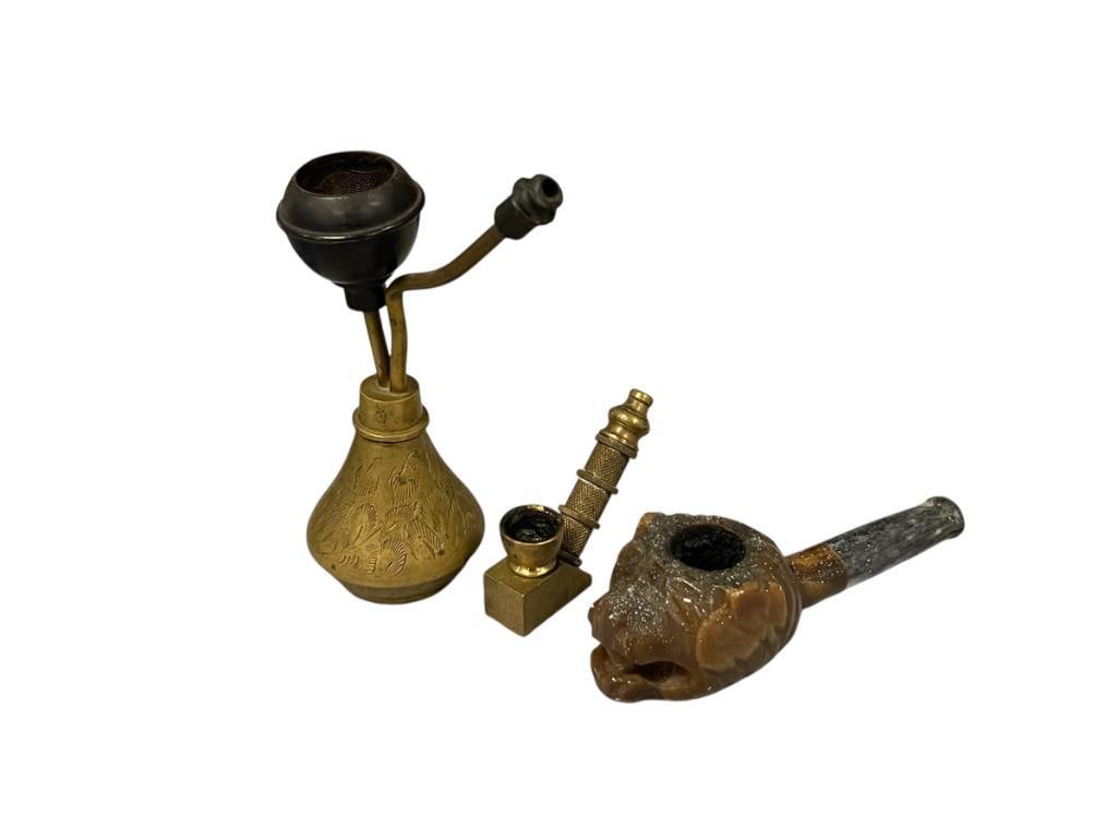 VINTAGE TOBACCO AND HOOKAH SMOKIG PIPES (1 of 9)