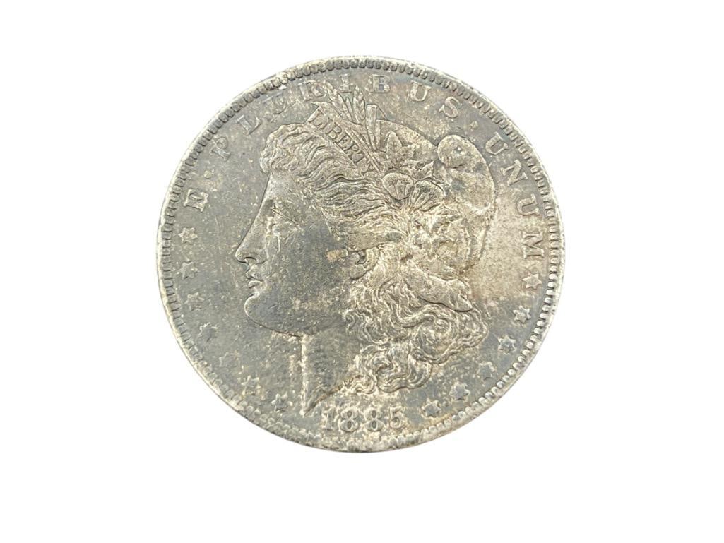 1885-O U.S. MORGAN SILVER DOLLAR (1 of 7)