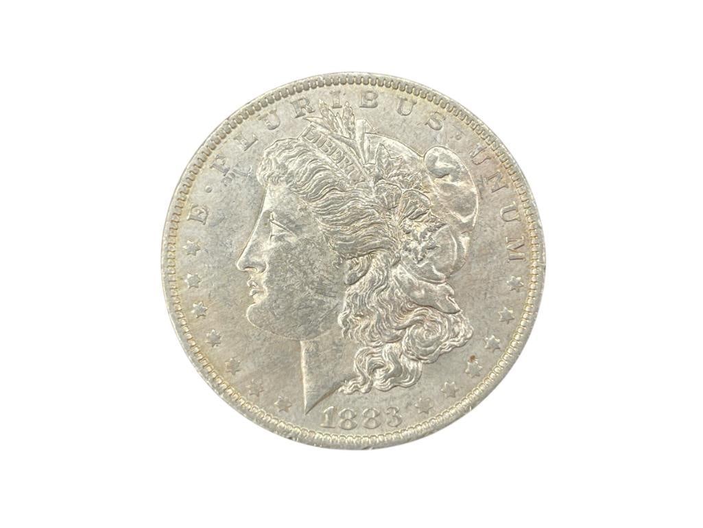 1883-O U.S. MORGAN SILVER DOLLAR (1 of 7)