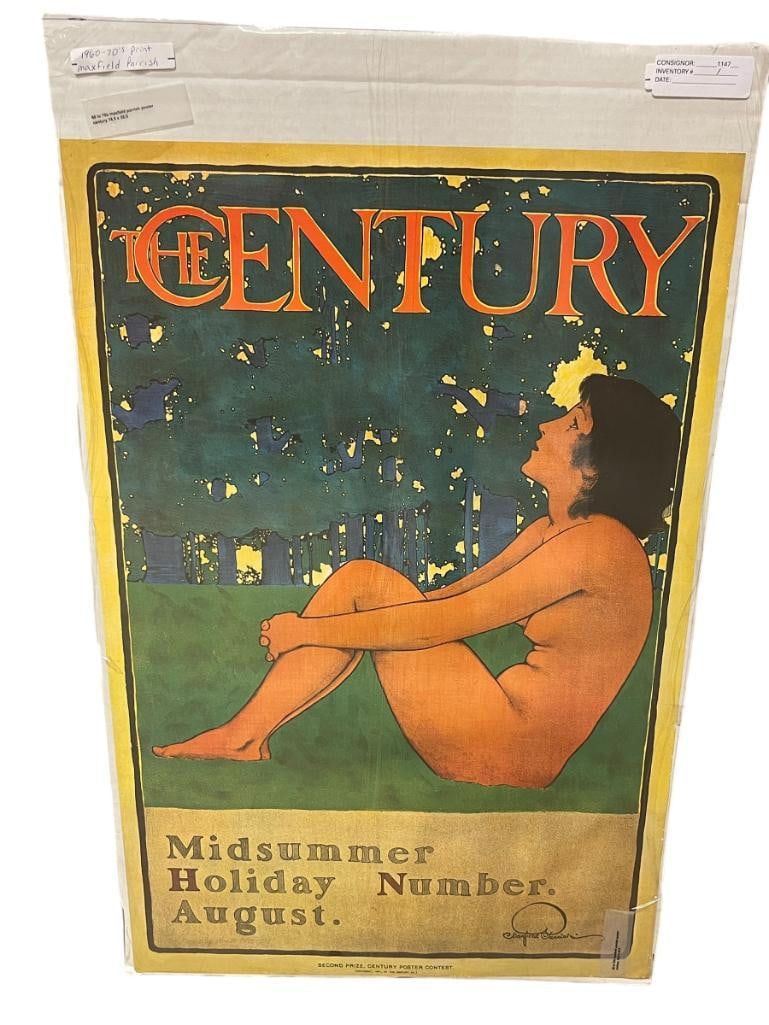MAXFIELD PARRISH VINTAGE PRINT POSTER THE CENTURY (1 of 6)