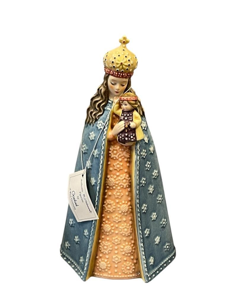 GOEBEL HUMMEL FIGURINE SUPREME PROTECTION NO. 364 TMK. 6, 75TH ANNIVERARY FIGURINE: MADONNA WITH CHILD, MARKED ON THE BOTTOM, IN CELEBRATION OF THE 75TH ANNIVERSARY OF THE BIRTH OF SISTER M.I. HUMMEL 9 1/4" H