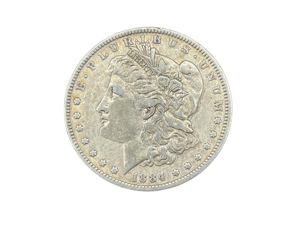 1884 U.S. MORGAN SILVER DOLLAR (1 of 7)