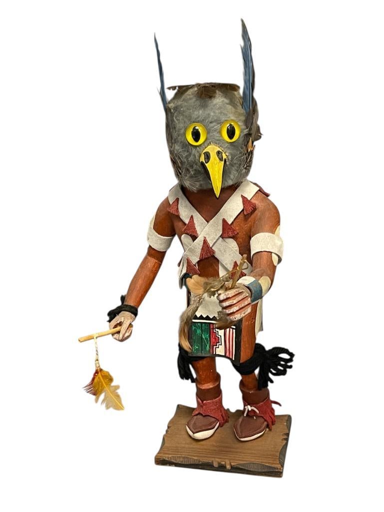 1976 HOPI NATIVE AMERICAN SOUTHWEST KACHINA DOLL BY EDWIN CHOYOU FROM WALPI VILLAGE (1 of 12)