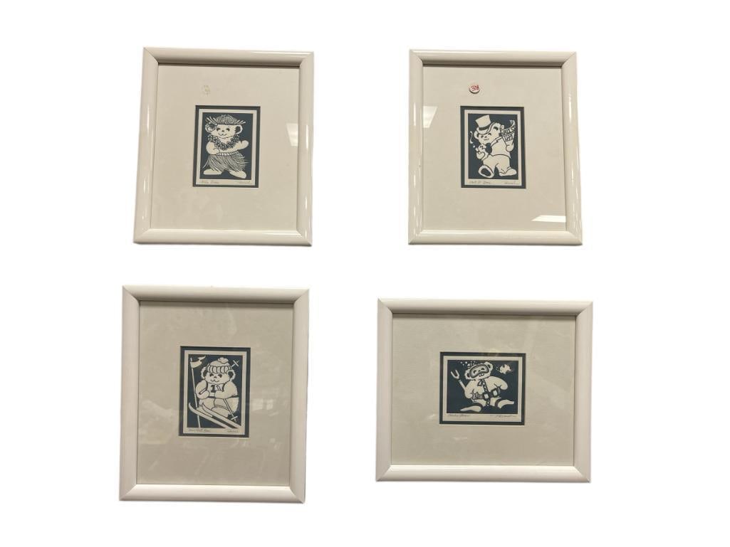 PARRISH MIXED MEDIA PLAYFUL BEARS PRINTS (1 of 12)