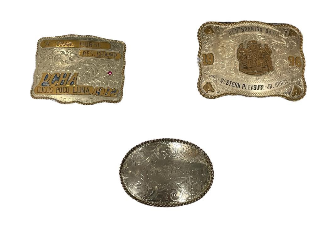 PCHA / OLD SPANISH DAYS / PERSONALIZED WESTERN BELT BUCKLES (1 of 10)