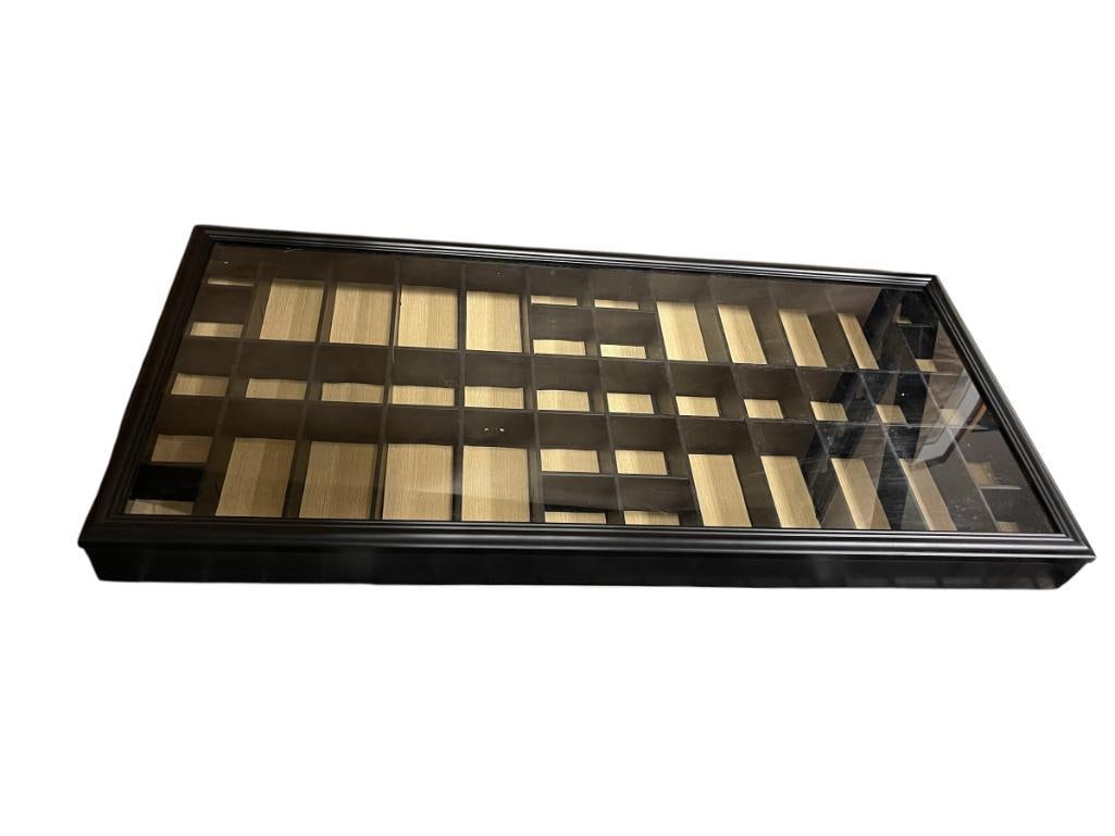 UNIQUE MULTI-SECTIONED SHADOWBOX DISPLAY FOR SMALL KNICK KNACKS AND COLLECTIBLES (1 of 2)