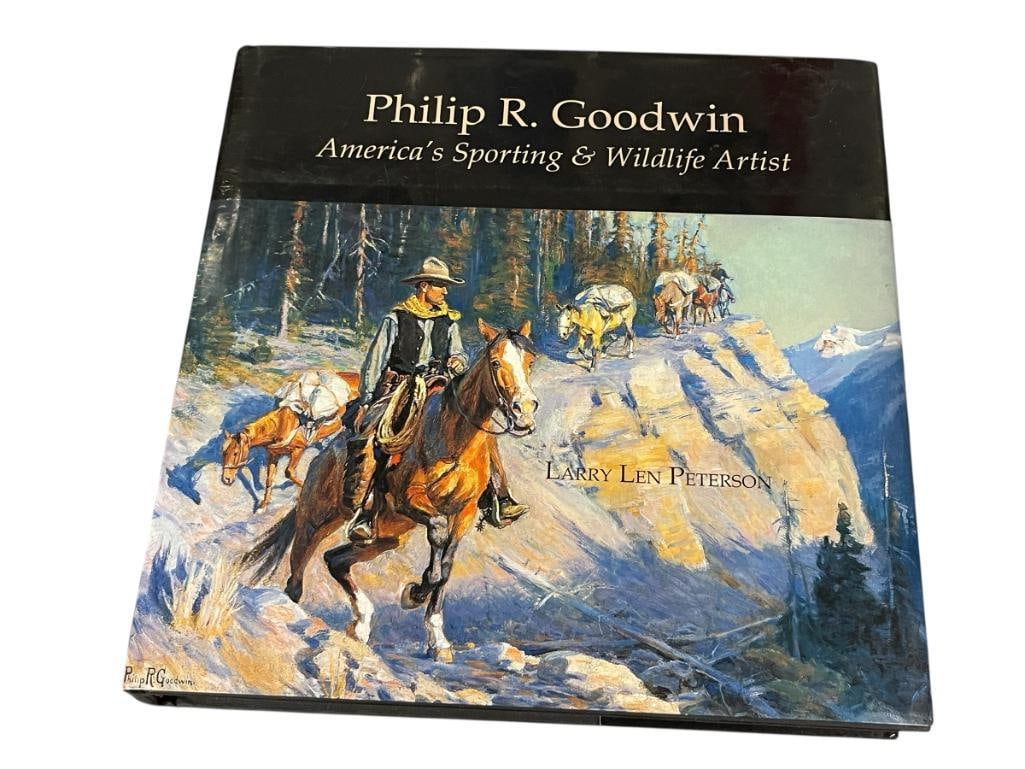 2001 PHILIO R. GOODWIN AMERICA'S SPORTING AND WILDLIFE ARTIST SIGNED BY AUTHOR LARRY LEN PETERSON (1 of 12)