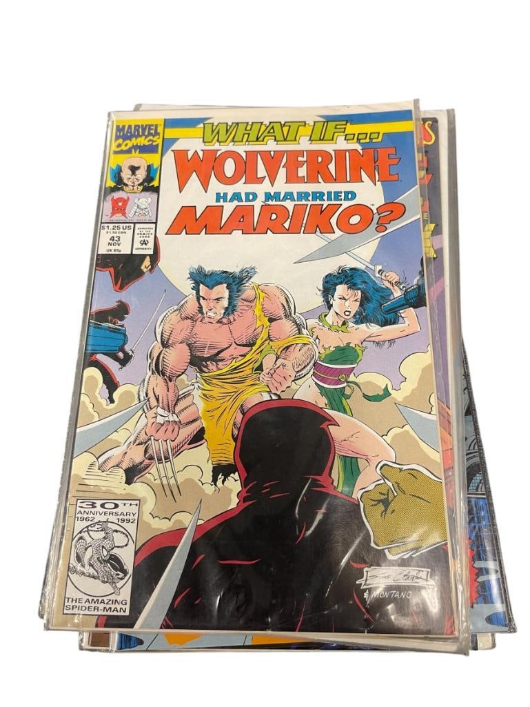 13 ASSORTED MARVEL COMIC BOOKS,WOLVERINE, SPIDER-MAN, X-MEN, SILVER SABLE (1 of 7)