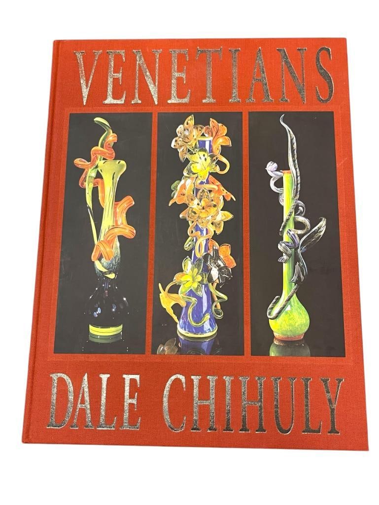 1999 VENETIANS ART GLASS BOOK BY DALE CHIHULY , SIGNED BY DALE CHIHULY (1 of 7)