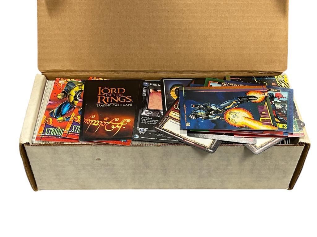 COLLECTIBLE MARVEL 1993 SKYBOX TRADING CARDS, DRAGON BALL Z TRADING CARDS, AND MORE: HUNDREDS OF CARDS FEATURING MOSTLY MARVEL 1993 SKYBOX, MARVEL SET MIGHT BE COMPLETE