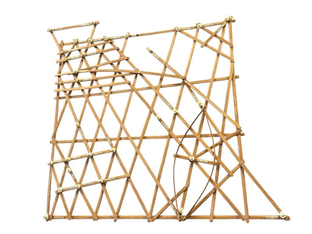 VINTAGE MARSHALL ISLANDS STICK CHART USED MICRONESIAN NAVIGATORS (1 of 7)