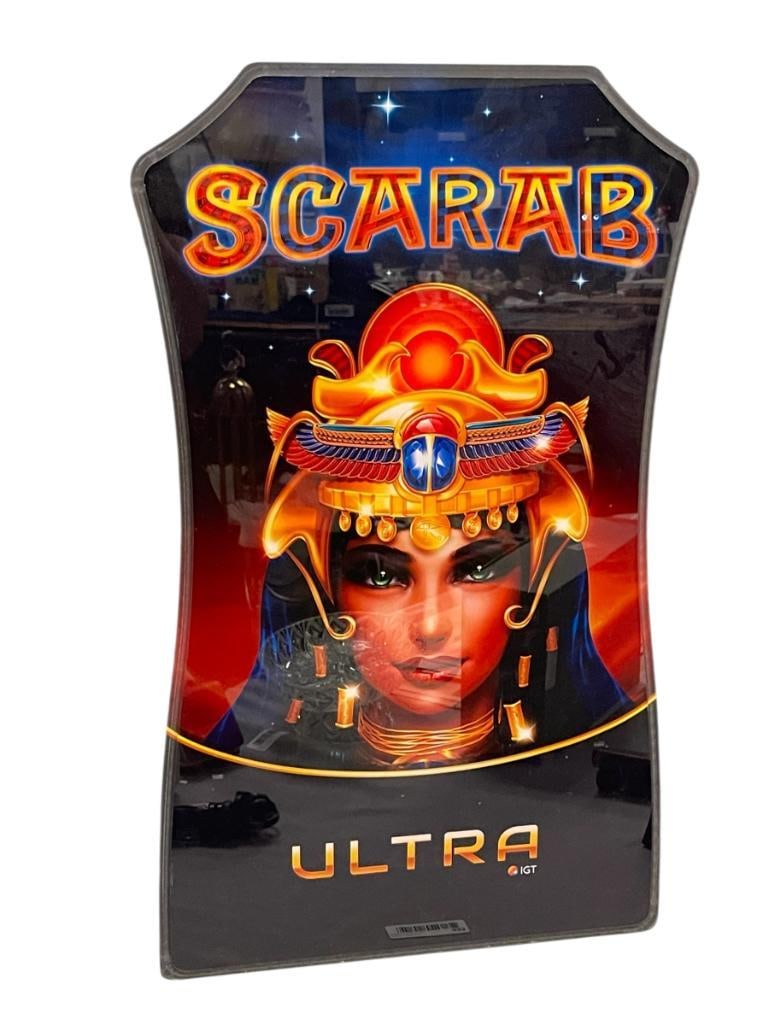 SCARAB IGT GAMING SLOT MACHINE ACRYLIC SIGN (1 of 7)