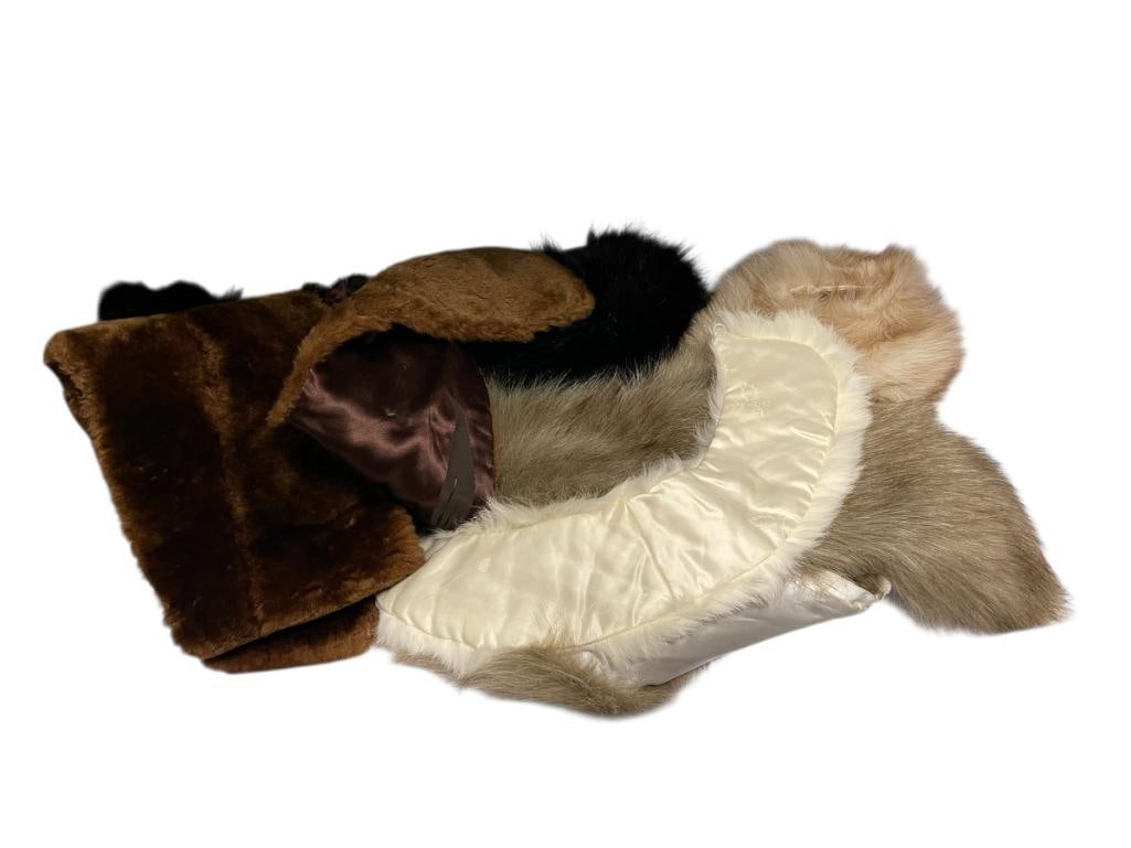 REAL AND FAUX FUR WOMENS FASHION COLLARS (1 of 8)