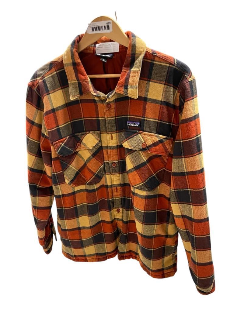 MEN'S PATAGONIA DESIGNER INSULATED FJORD FLANNEL SHIRT JACKET FEATURING PLAID PATTERN (1 of 6)