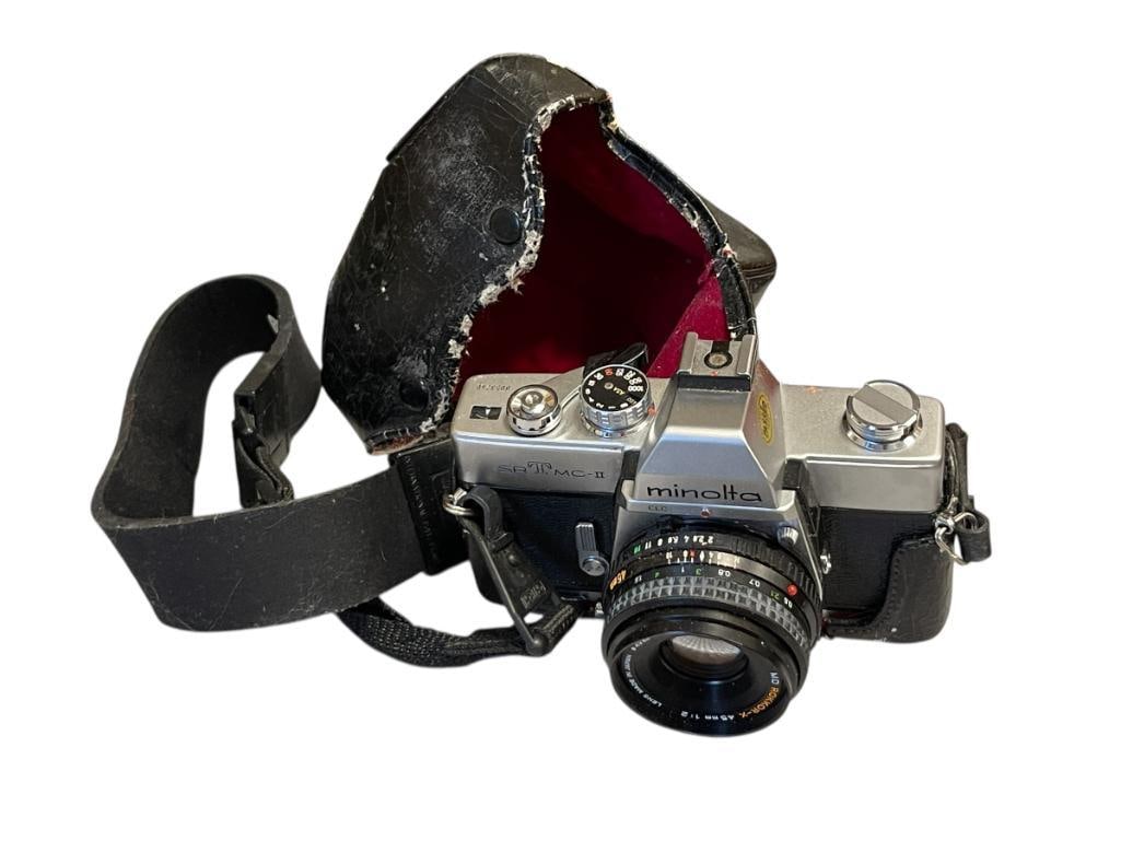 1977 MINOLTA SLR 35MM FILM CAMERA SRT MC-II (1 of 8)