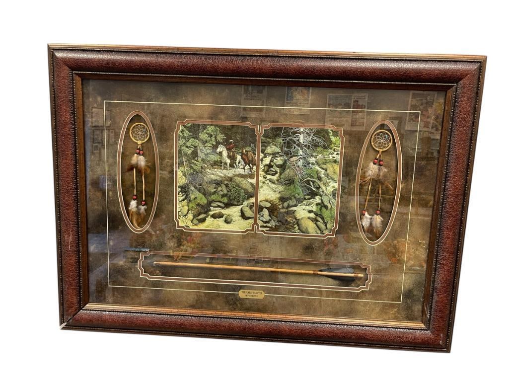 BEV DOOLITTLE WESTERN WILDLIFE AND NATIVE AMERICAN ARTIST THE FOREST HAS EYES BOOKPLATE (1 of 10)