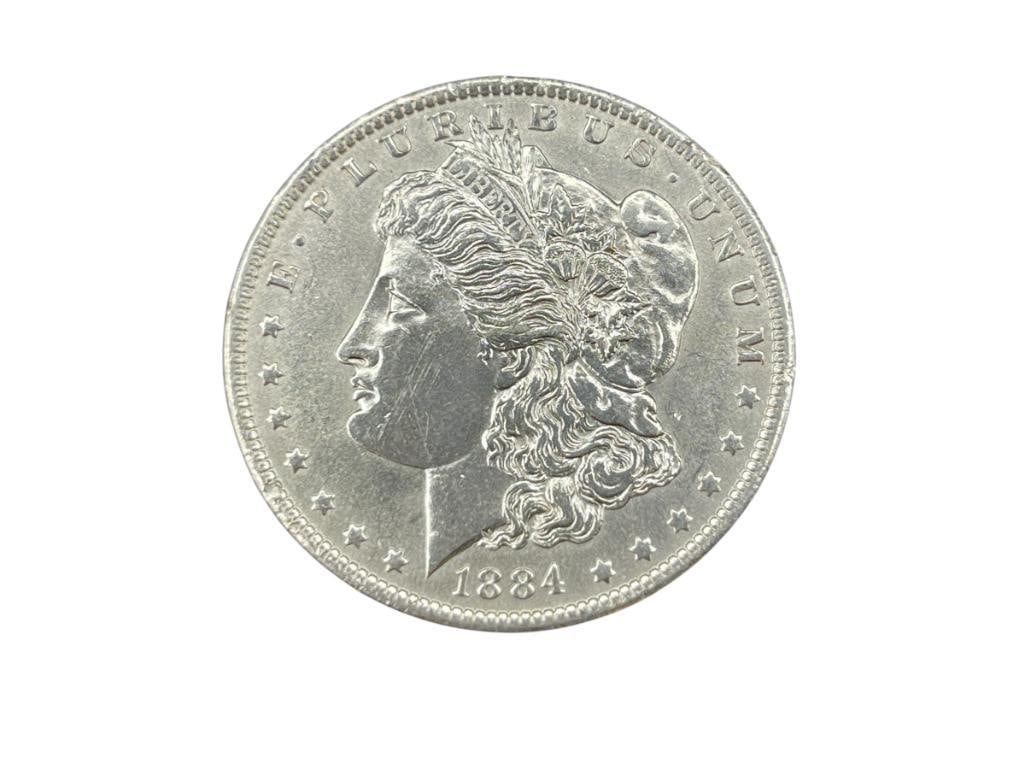 1884-O U.S. MORGAN SILVER DOLLAR BU (1 of 7)