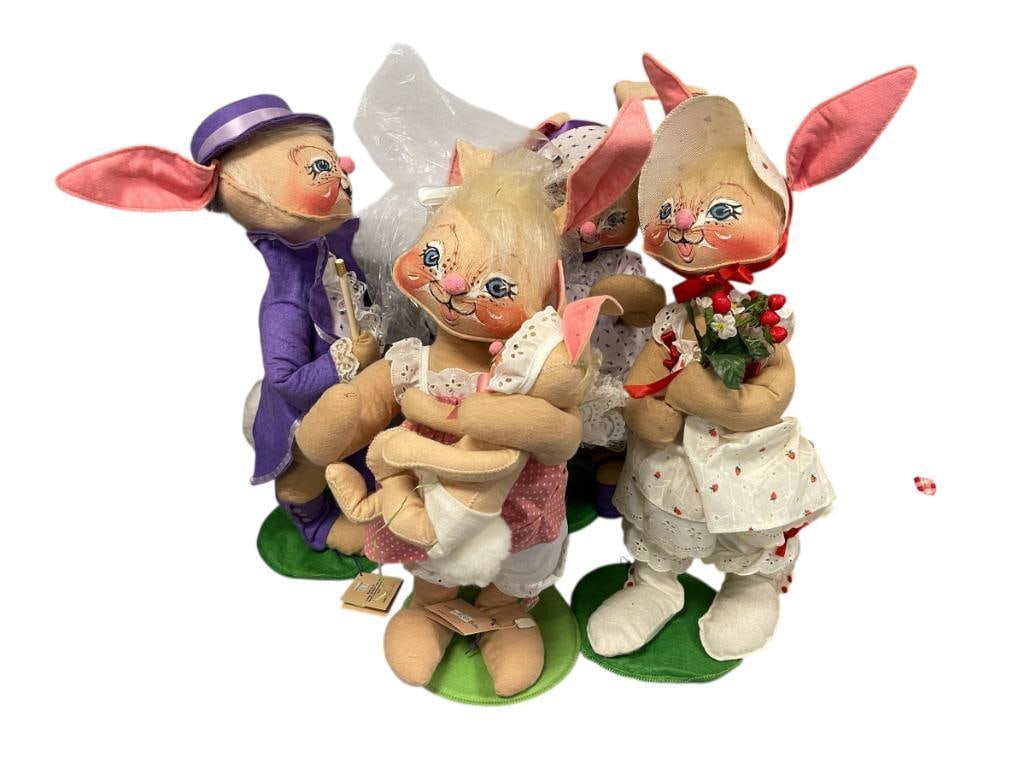 LARGE ANNALEE MOBILITEE DOLL TEXTILE EASTER / SPRING THEME DOLLS (1 of 12)